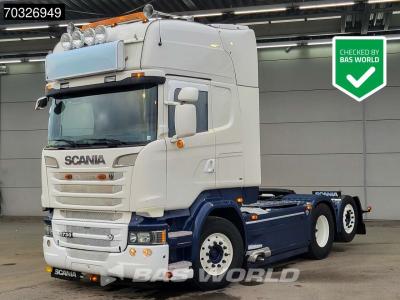 Scania R730 R 6X2 V8 Retarder Full-Air Hydraulic Leather Navi Liftachse sold by BAS World B.V.