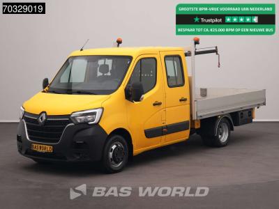 Renault Master 165PK Dubbel Cabine Dubbellucht Open Laadbak 3,5t Trekhaak LED Airco Cruise Euro6 Pritsche P sold by BAS World B.V.