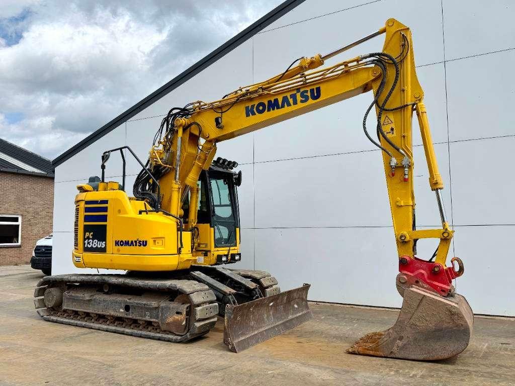 Komatsu PC138US-11 - Triple Boom / Front Blade / 360º Came Photo 7