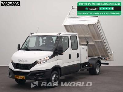 Iveco Daily 35C16 3.0L Dubbel Cabine Kipper met Kist 3,5t Trekhaak Dubbellucht 160PK Navi Airco Cruise Eu sold by BAS World B.V.