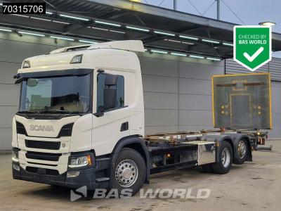 Scania P500 P 6X2 2500kg Ladebordwand Lift+steering axle Automatic Retarder Air suspension Euro 6 sold by BAS World B.V.