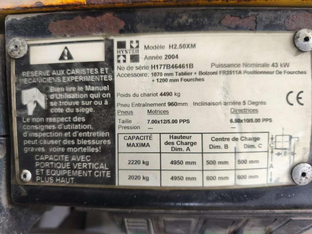 Hyster H2.50XM Photo 6