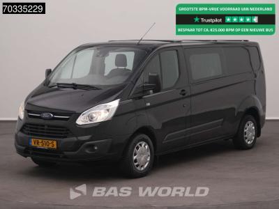 Ford Transit Custom 125pk Dubbel Cabine L2H1 Navi Trekhaak Airco Cruise Camera Parkeersensoren v+a DC Do sold by BAS World B.V.