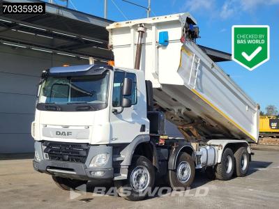 Daf CF 450 CF 8X4 18m3 tipper steel suspension Big-Axle Automatic Euro 6 sold by BAS World B.V.