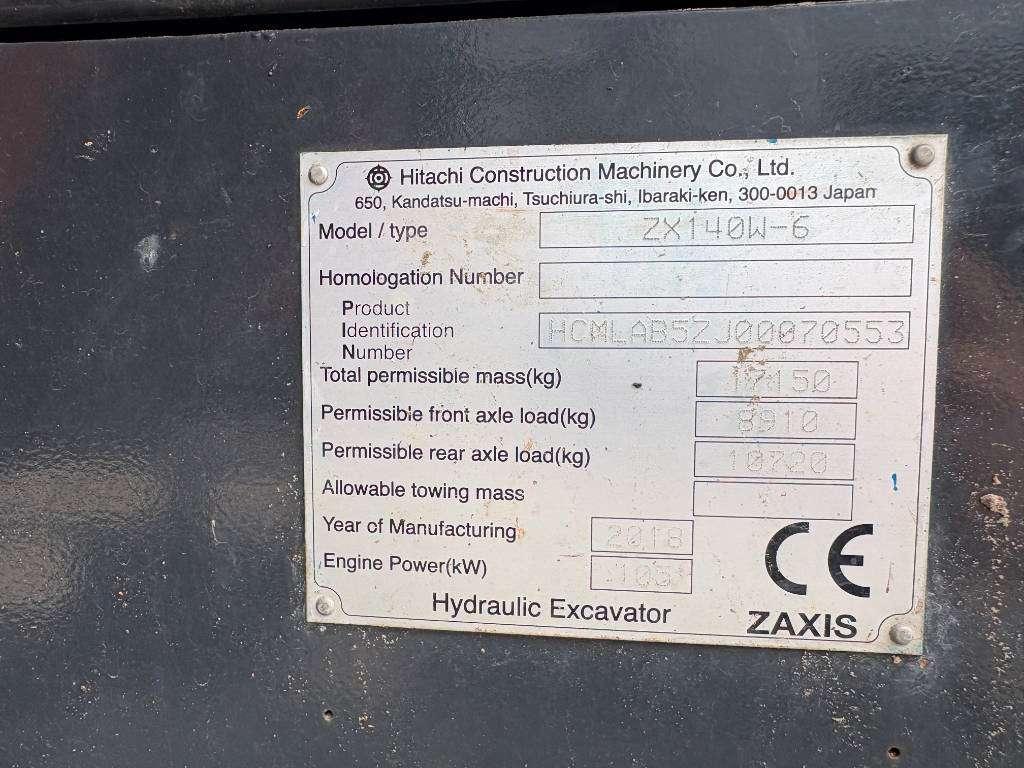 Hitachi ZX 140 W-6 (3 Pieces available) Photo 7