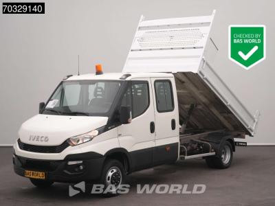 Iveco Daily 35C17 3.0L Kipper Dubbel Cabine Dubbellucht 3,5t Trekhaak Cruise Euro6 Tipper Benne Kieper To sold by BAS World B.V.