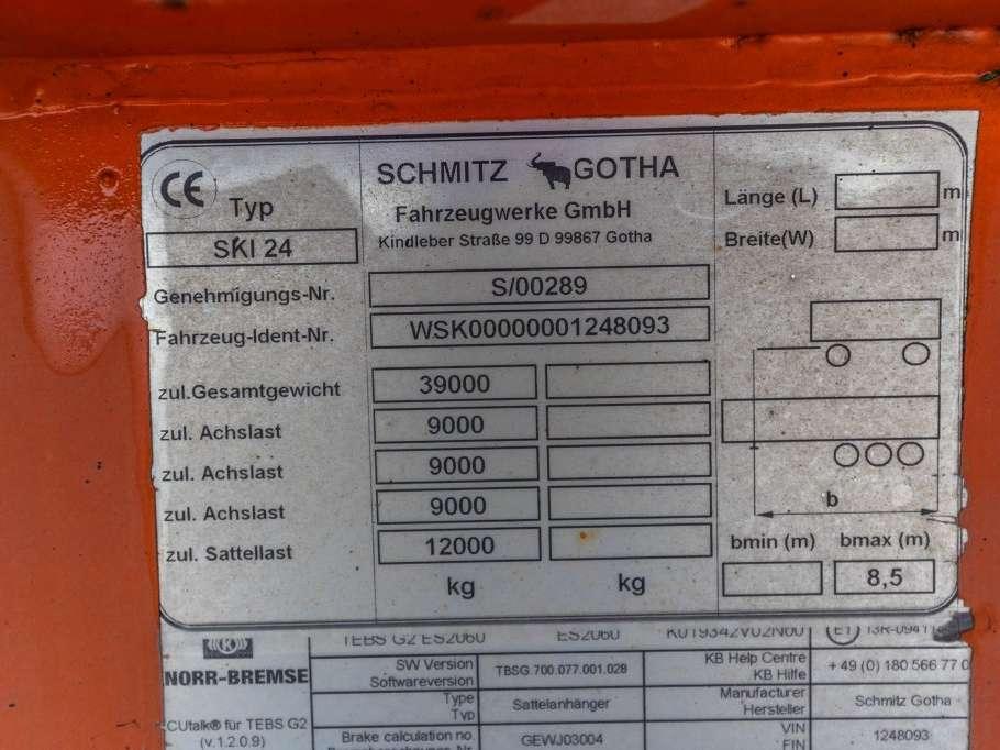 Schmitz SKI 24-GEISOLEERDE KIPPER Photo 23