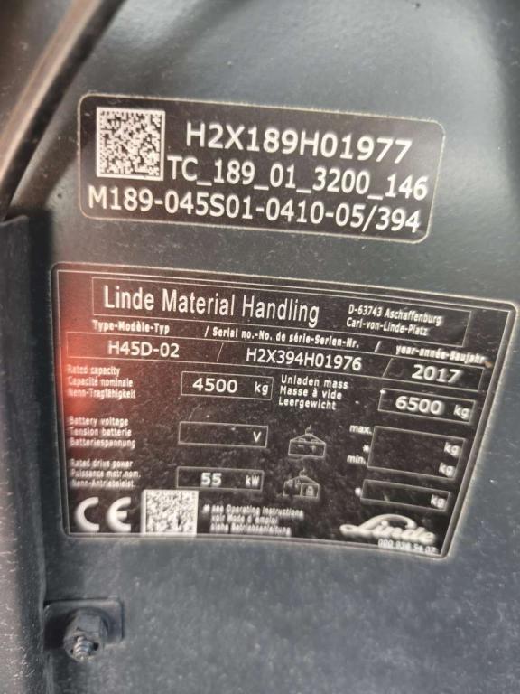 Linde H45D-02 Photo 8