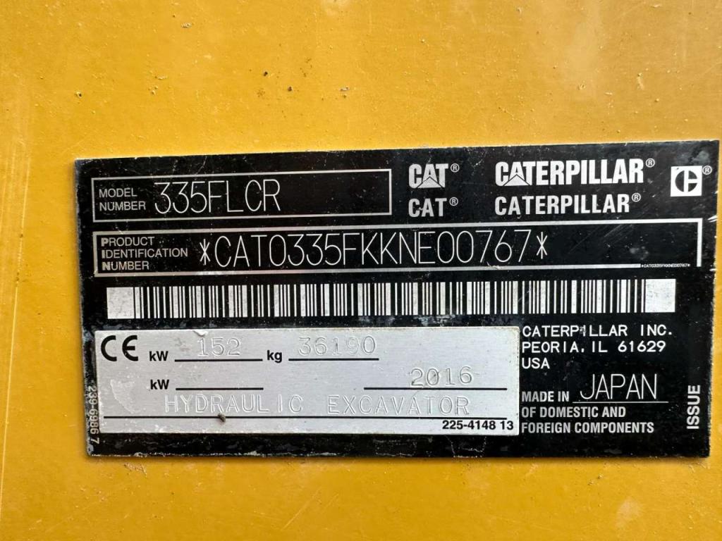 Caterpillar 335 F LCR Photo 25