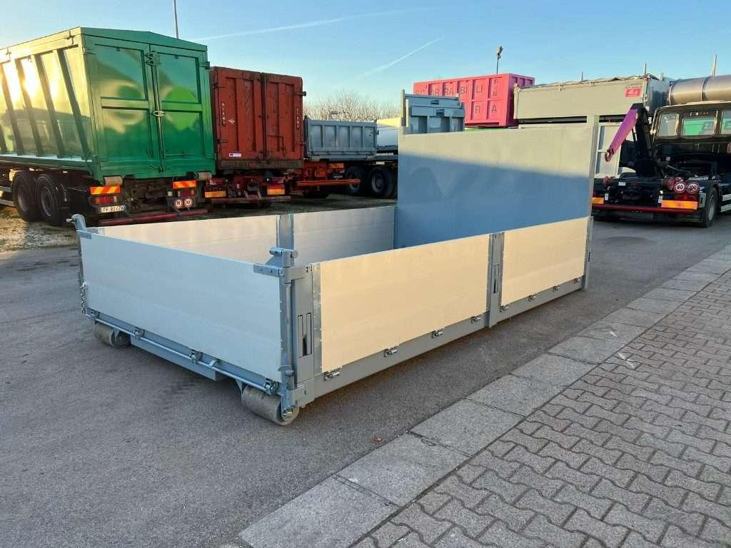 CONTAINER SCARRABILE NUOVO A PIANALE CON SPONDE Photo 3