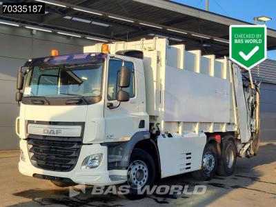 Daf CF 290 6X2 NL-truck  20m3 Haller MED. X2 Lifter Steering axle Euro 6 sold by BAS World B.V.