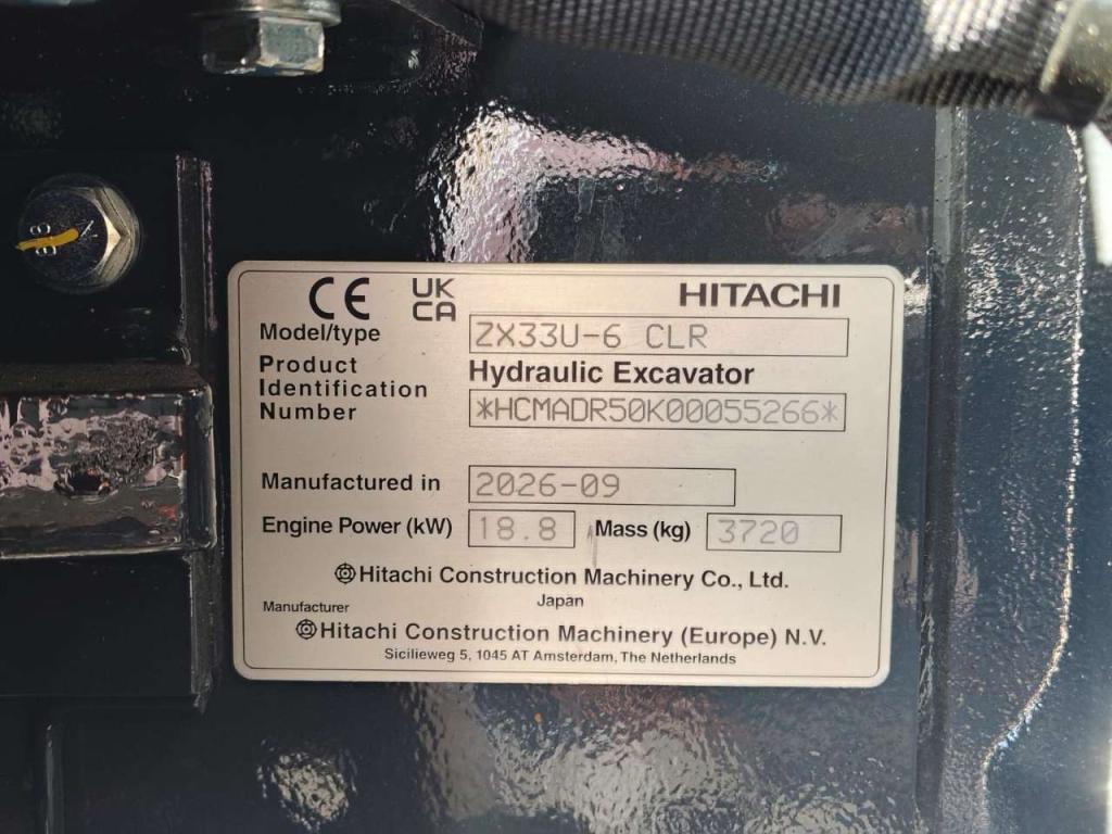 Hitachi ZX 33U-6 CLR Photo 10