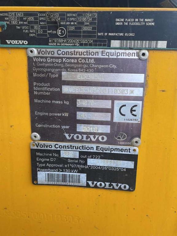 Volvo ECR305CL Photo 13