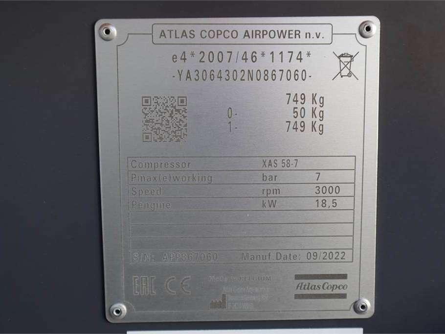 Atlas Copco XAS 58-7 Photo 7
