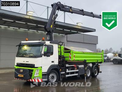 Volvo FM 330 6X2 HIAB X-HIPRO 192 E-3 Kran Crane Transcom Lift+Steering axle Euro 6 sold by BAS World B.V.