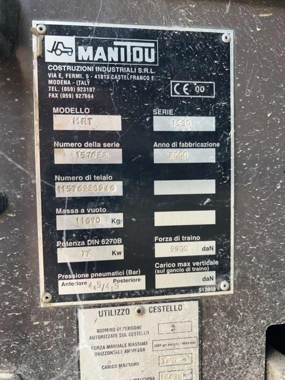Manitou MRT 1530 Photo 11