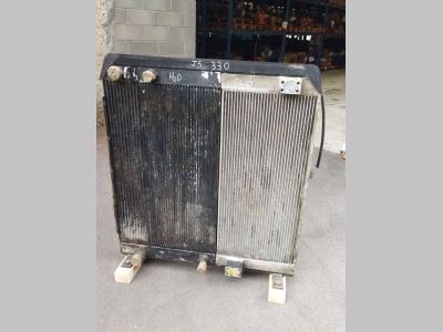 Water radiator for JCB Js 330 sold by PRV Ricambi Srl