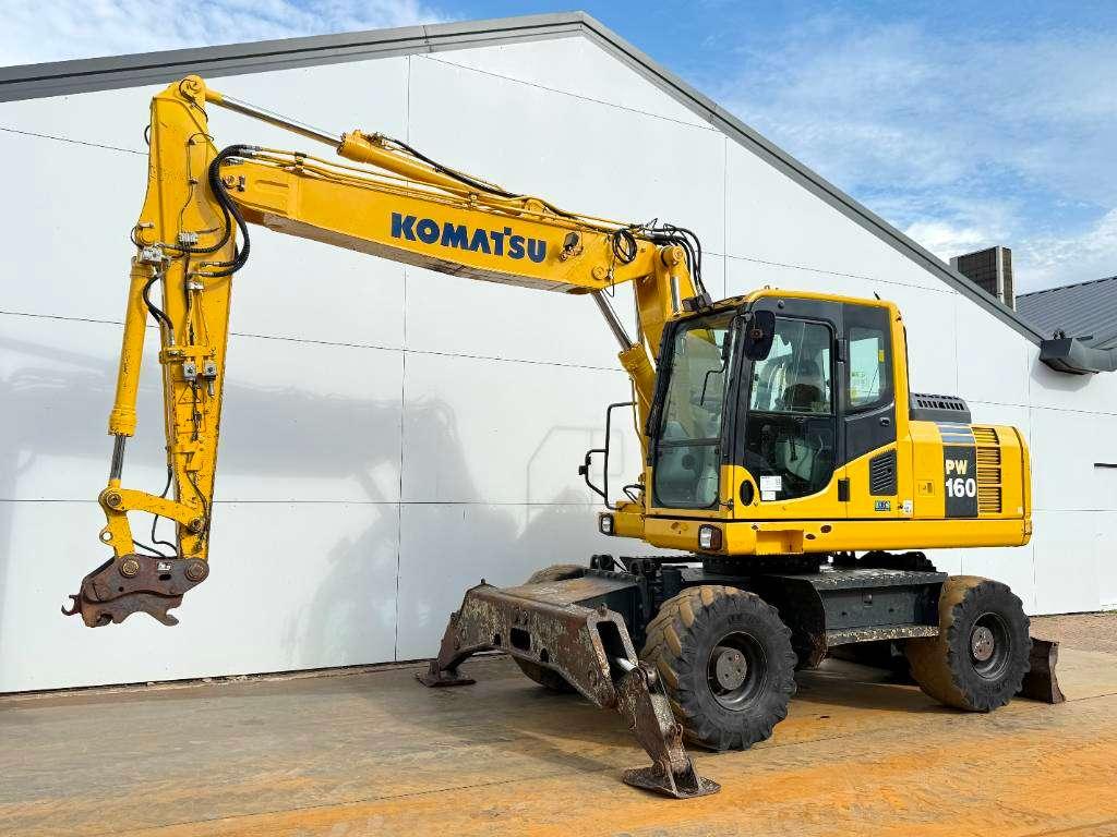 Komatsu PW160-8 - Triple Boom / Blade / Hammer Lines Photo 2