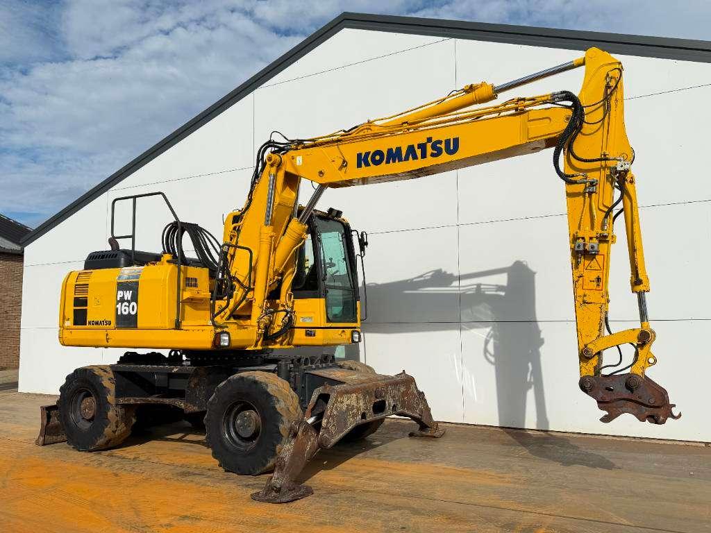 Komatsu PW160-8 - Triple Boom / Blade / Hammer Lines Photo 7