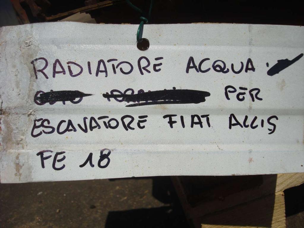Water radiator for Fiat Allis FE18 Photo 3