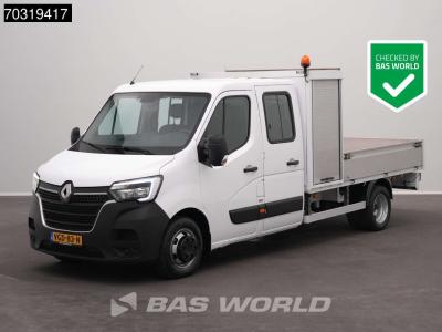 Renault Master 145PK Dubbel Cabine Open Laadbak met Kist Dubbellucht 3,5t Trekhaak LED Airco Cruise Zwaaila sold by BAS World B.V.