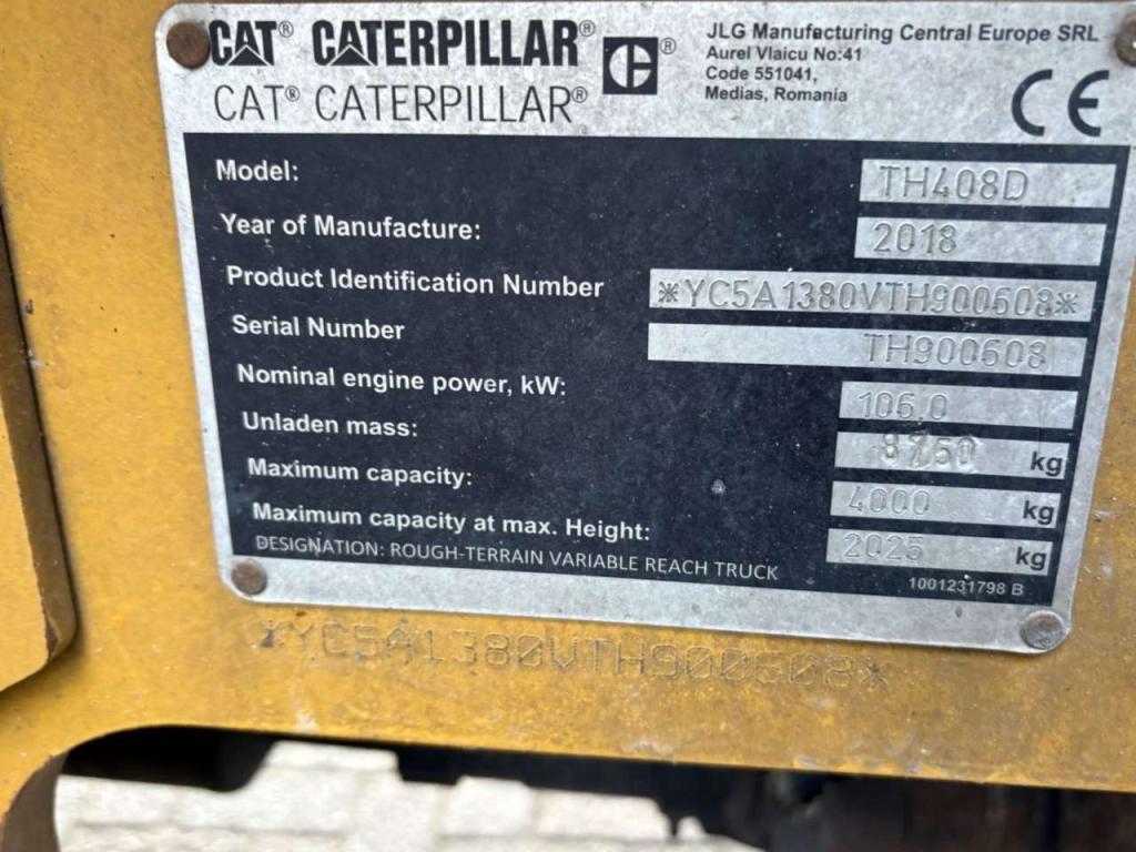 Caterpillar TH408D Photo 11