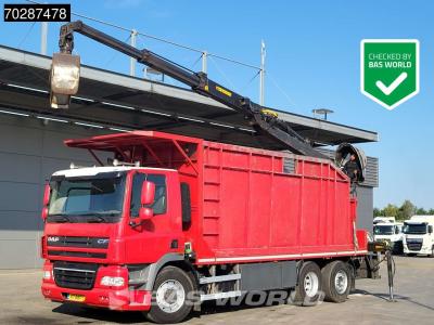 Daf CF85.460 CF 6X4 HIAB 120ST 96 Crane Steering Axle Euro 5 sold by BAS World B.V.