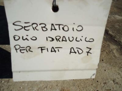 Oil tank for Fiat AD7 sold by OLM 90 Srl