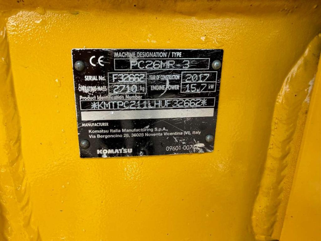 Komatsu PC26 MR-3 Photo 12