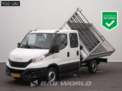 Iveco Daily 35S16 Automaat 3 zijdige Kipper Dubbel Cabine 3.5t trekhaak Benne Kieper Tipper A/C Towbar sold by BAS World B.V.