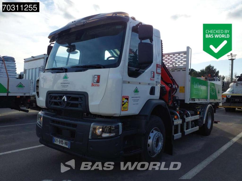 Renault C 320 4X2 Fassi F125.A.1.23 XE Kran Crane Tipper Automatic Euro 6 Photo 1