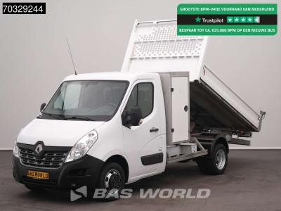 Renault Master 130PK Kipper met Kist Dubbellucht 3,5t Trekhaak Airco Cruise Euro6 Tipper Benne Kieper Airco sold by BAS World B.V.