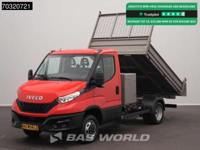 Iveco Daily 35C12 Kipper met Kist Dubbellucht 3,5t Trekhaak Airco Cruise Euro6 Tipper Benne Kieper Airco sold by BAS World B.V.