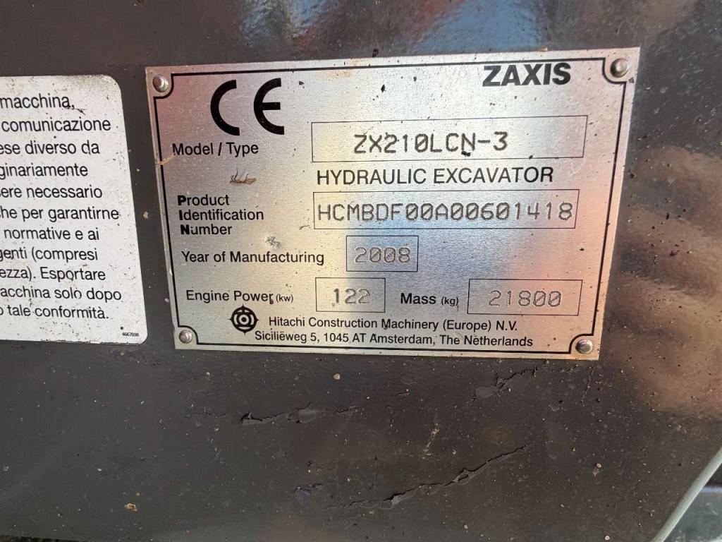 Hitachi ZX210 LCN-3 Photo 17