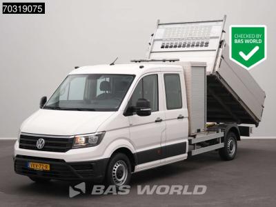Volkswagen Crafter 140pk Kipper Dubbel Cabine met Kist Trekhaak Airco Cruise Camera Standkachel APK 03-2027 Eu sold by BAS World B.V.