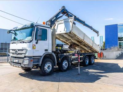 Mercedes-Benz ACTROS 3236 MP3 +GRUE HIAB XS166 HIDUO/3EXT sold by Braem NV