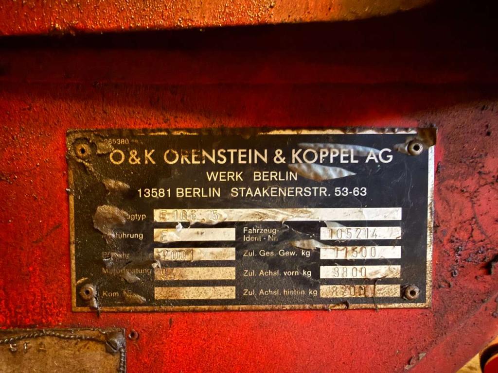O&K (Orenstein & Koppel) F 106.5 Photo 5