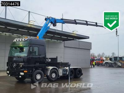 Mercedes-Benz Actros 2653 8X4 Manual! Retarder Full-Steel HMF 2223 K4 Remote Kran Crane Big-Axle Euro3 sold by BAS World B.V.