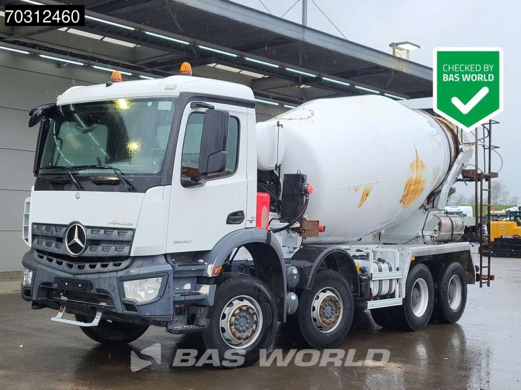 Mercedes-Benz Arocs 3240 Arocs 8X4 9m3 Stetter Mixer Steelsuspension Automatic Euro 6 Photo 1
