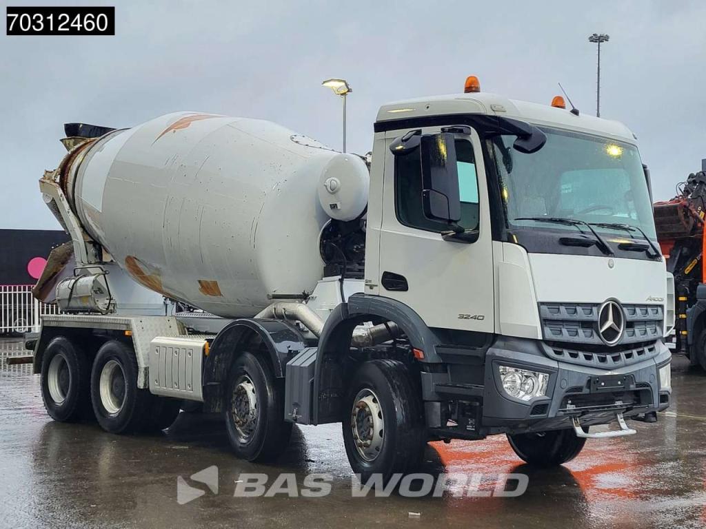 Mercedes-Benz Arocs 3240 Arocs 8X4 9m3 Stetter Mixer Steelsuspension Automatic Euro 6 Photo 9