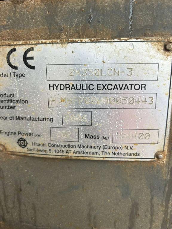 Hitachi Zaxis 350 LCN-3 Photo 5