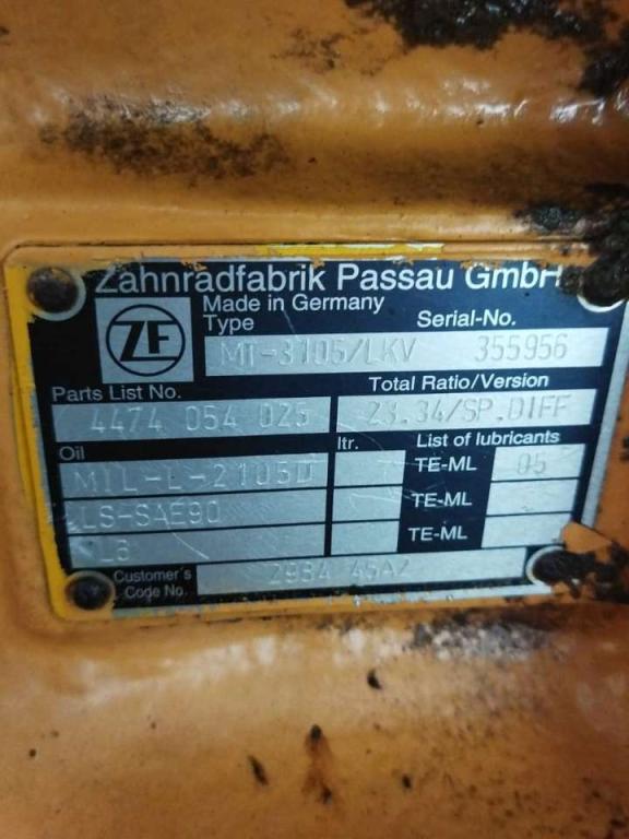 Front axle for ZF MT-3105/LKV Photo 6