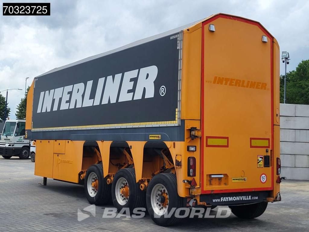 Faymonville F-S43-1EBB 3 axles 6670kg Glass Innenlader 2xLift Axle Photo 2