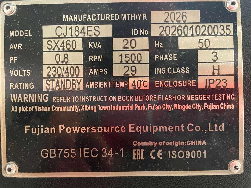 DPX CJ184ES -  20 kVA Alternator - DPX-33901 Photo 7