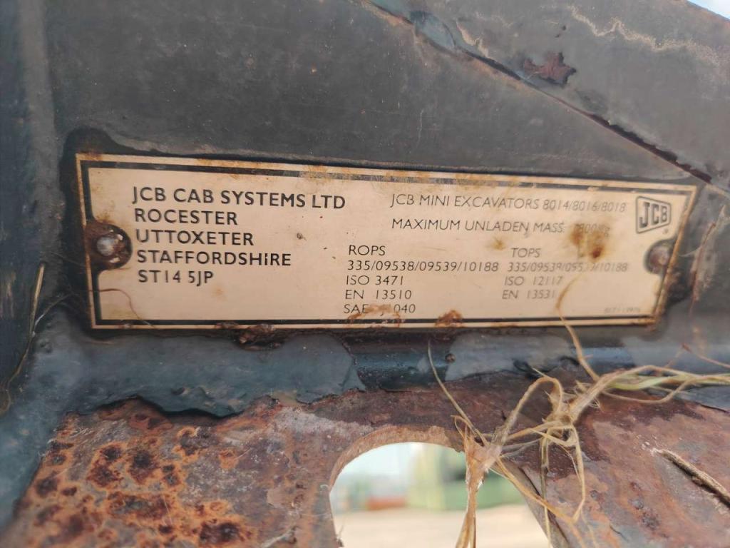 JCB 8014 8016 8018 Photo 6