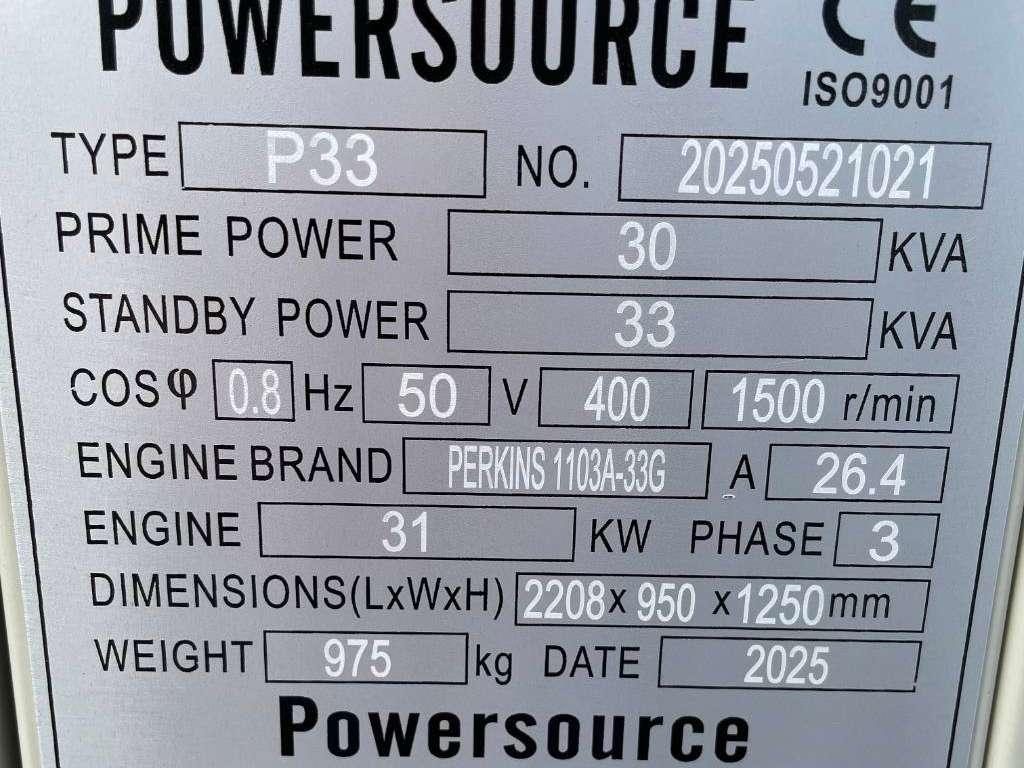 Perkins 1103A-33 - 33 kVA Generator - DPX-19802 Photo 6