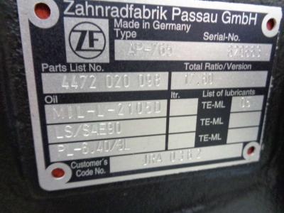 Rear axle for ZF AP-765 sold by PRV Ricambi Srl
