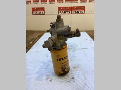 Engine oil filter mount for Hitachi ZX280LCN-3 sold by Massucco T. Srl Area Ricambi