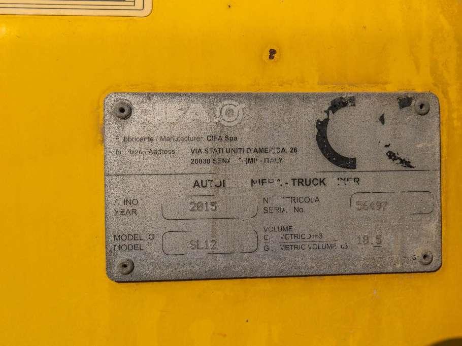 Cifa BETON MXER/MALAXEUR/MISCHER  12M3 Photo 21