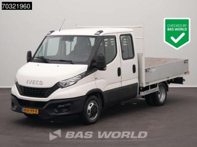 Iveco Daily 35C14 Dubbel Cabine Open Laadbak Dubbellucht 3,5t Trekhaak ACC Navi Airco Euro6 Pritsche Pick sold by BAS World B.V.